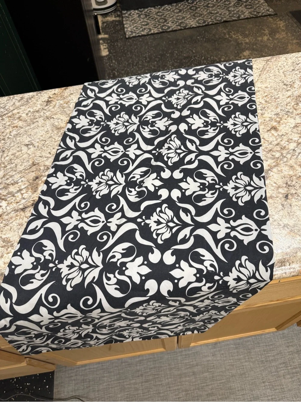 Black and White Damask Decorative Pillow Cover - Classic Home Bedding